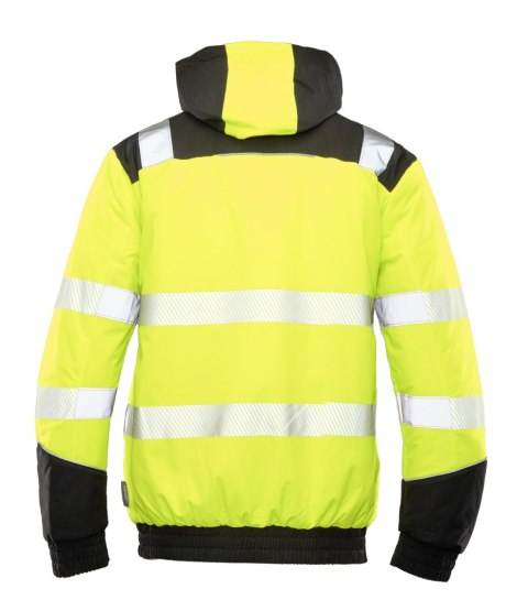 Kurtka ocieplana odblaskowa SAFE żółta BOMBERKA Kurtka ocieplana odblaskowa SAFE żółta BOMBERKA