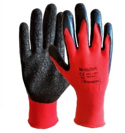 Rękawice robocze powlekane lateksem M-GLOVE L2001