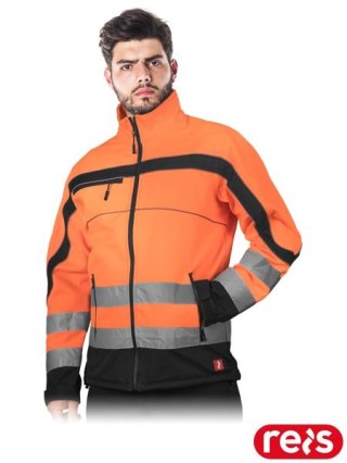 Kurtka robocza SOFTSHELL NEMO z odblaskiem