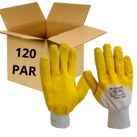 Rękawice robocze nitrylowe mocne GRIPY L4001 RGS