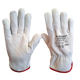 Rękawice robocze ocieplane skórzane DRIVER WINTER kozia skóra zimowe